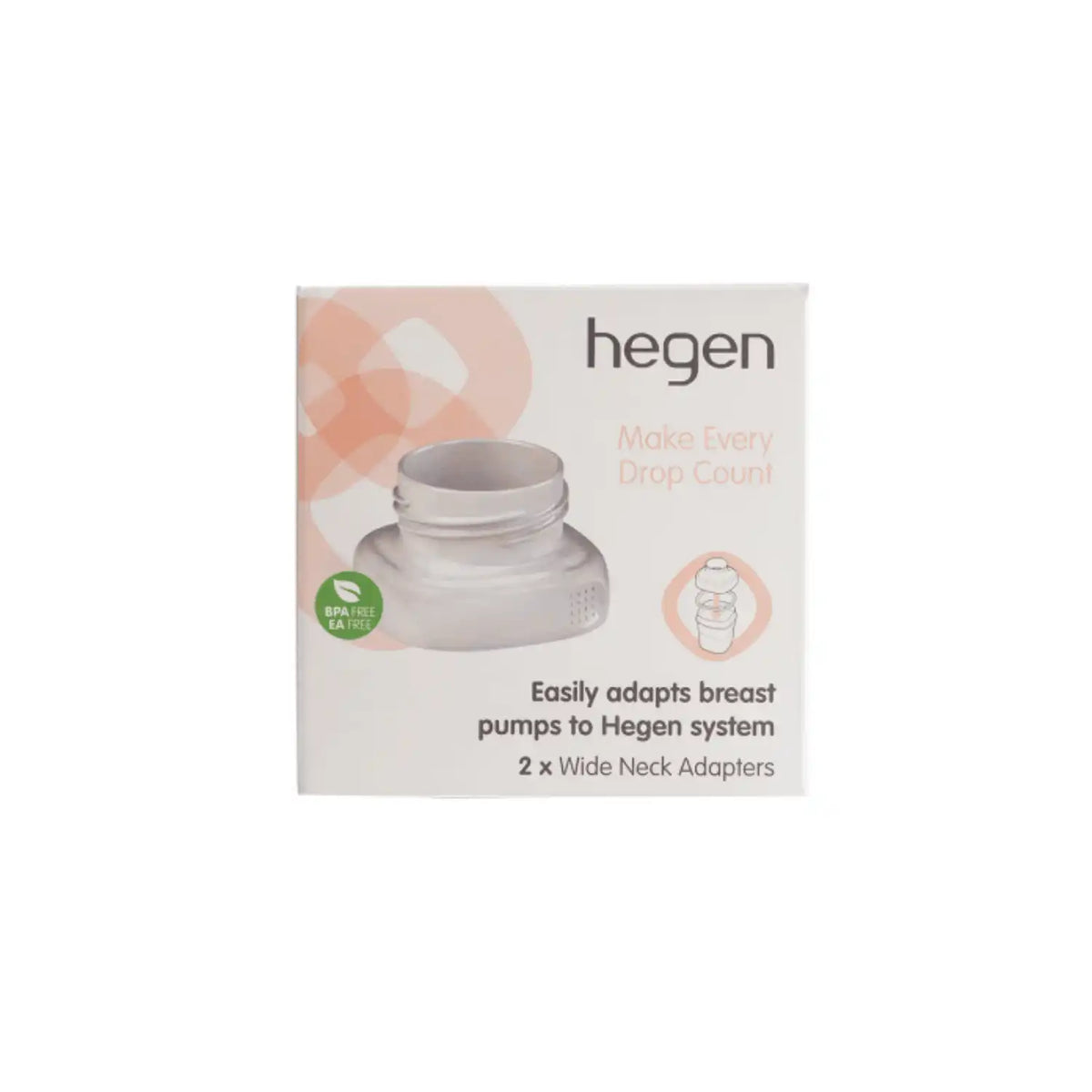 Hegen Wide Neck Adapter - 2-Pack