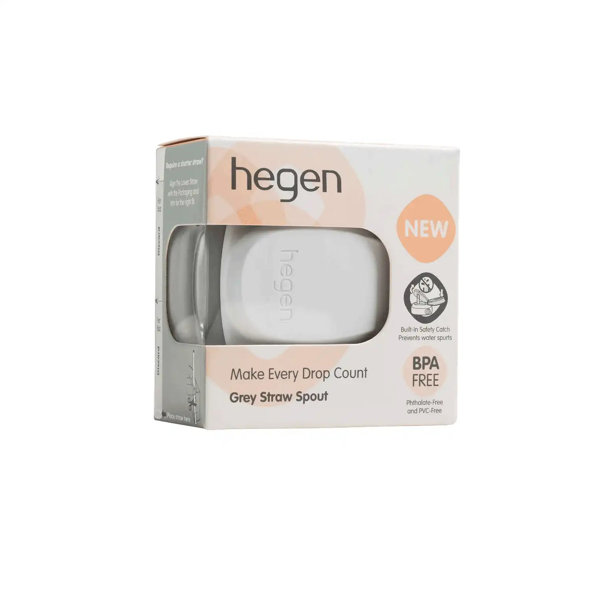 Hegen Straw Spout - Grey