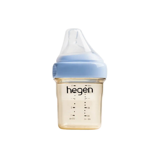 Hegen PPSU Anti-Colic Baby Bottle - 1 to 3 Months - 150ml/5oz - Blue