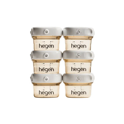 Hegen PPSU Breast Milk Storage - 60ml/2oz Breast - 6-Pack