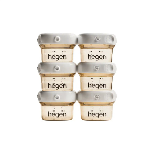 Hegen PPSU Breast Milk Storage - 60ml/2oz Breast - 6-Pack
