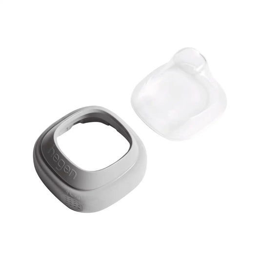 Hegen Collar & Transparent Cover - Grey