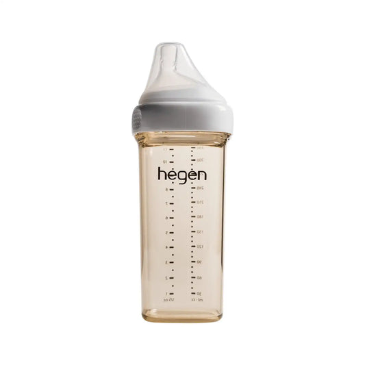 Hegen PPSU Anti-Colic Baby Bottle - 6 Months Plus - 330ml/11oz - White