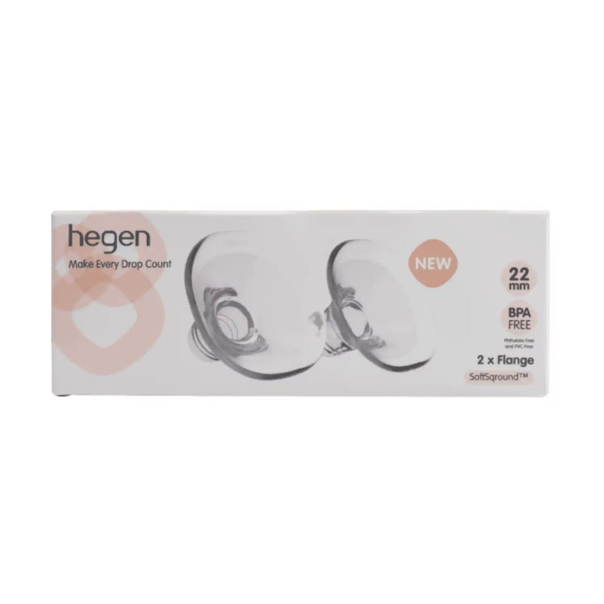 Hegen Flange 22mm - 2-pack
