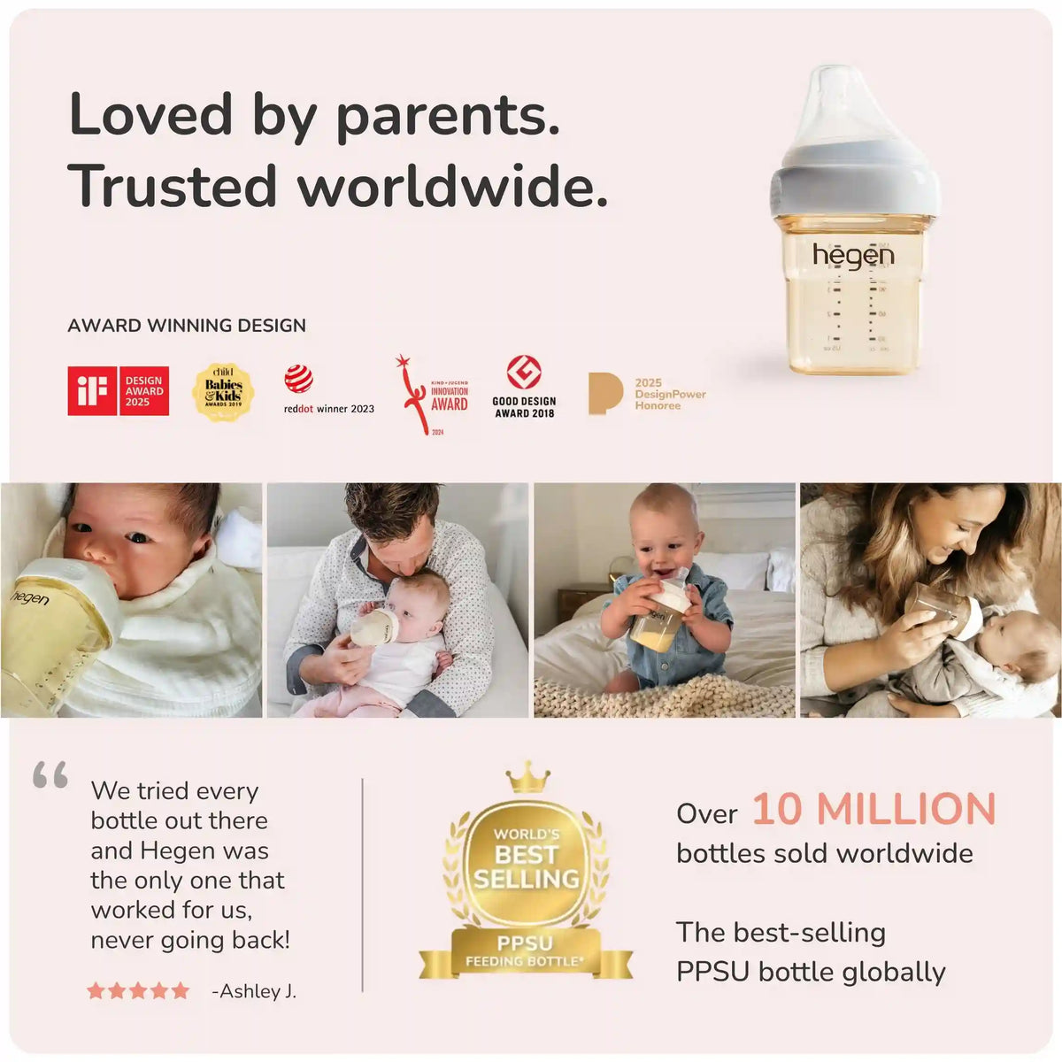 Hegen Nipple Extra Slow Flow, 2-Pack (0 months)
