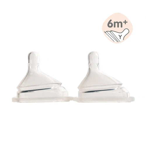 Hegen Nipple Thick Feed, 2-Pack (For thickened liquids)